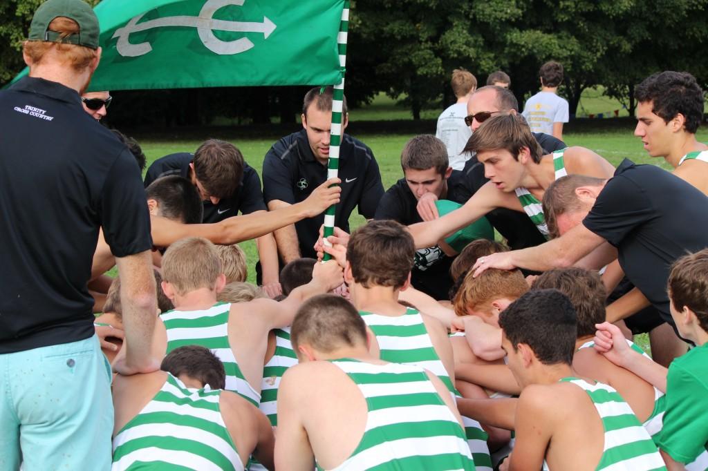 The Rocks, here preparing for the Trinity Invitational, are looking for a state championship on Saturday.  photo by David Mulhall