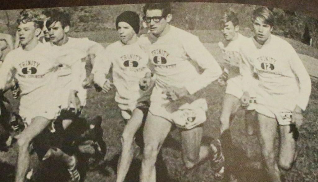 Mr. Marty Minogue (No. 9 in the center) ran for the Rocks' state champion cross country team in 1967. 